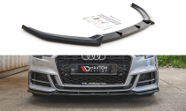 Audi S3 / S-Line 8V 2016-2020 Sedan Frontsplitter V.3 (Facelift) Maxton Design 